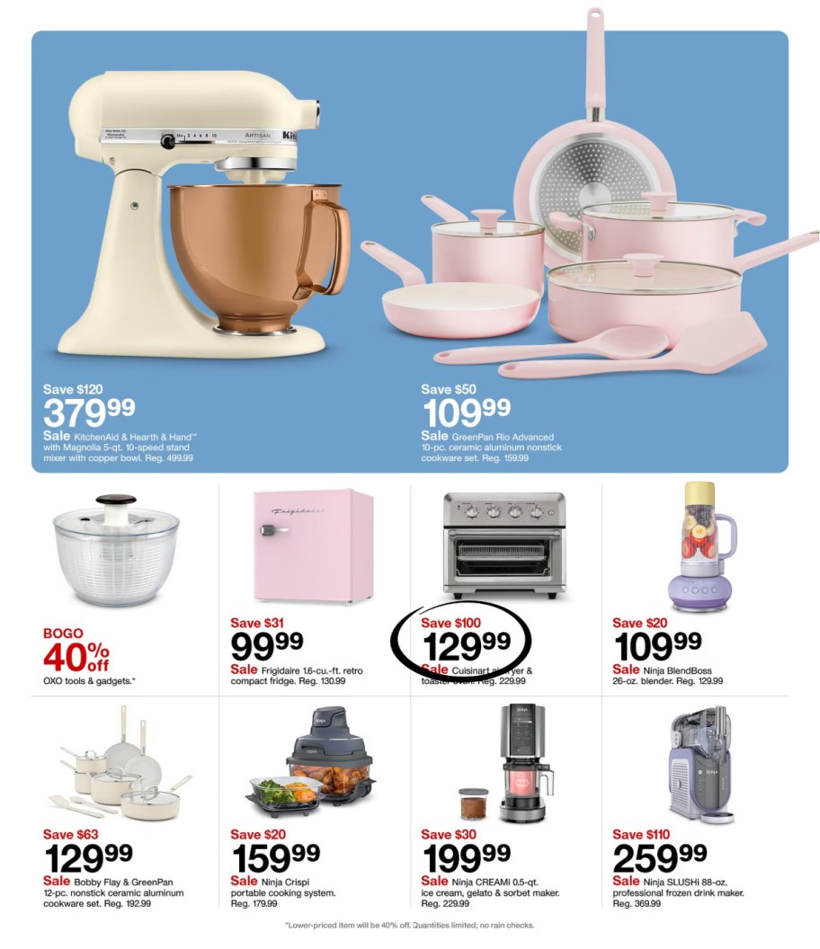page from Target ad