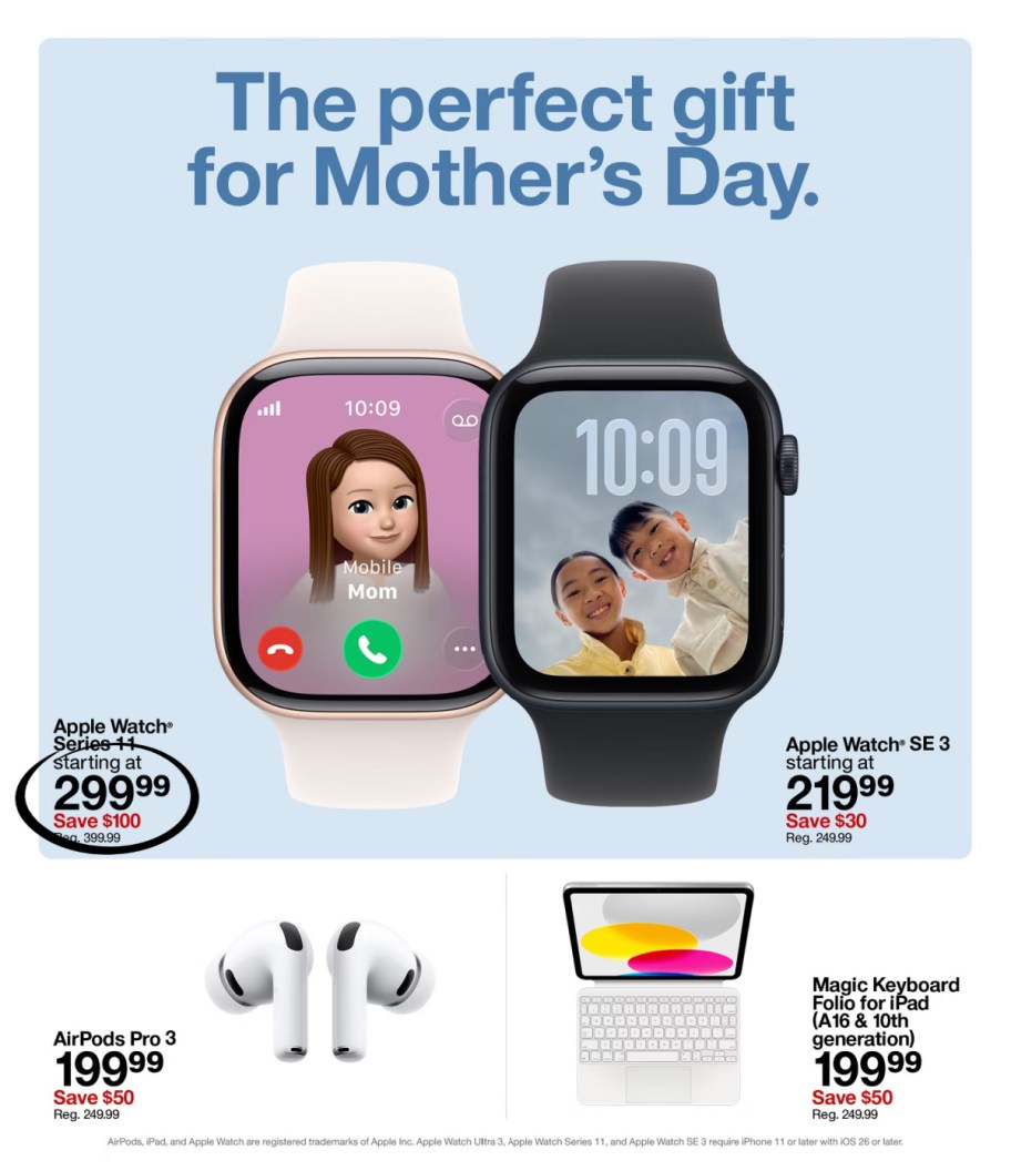 page from Target ad