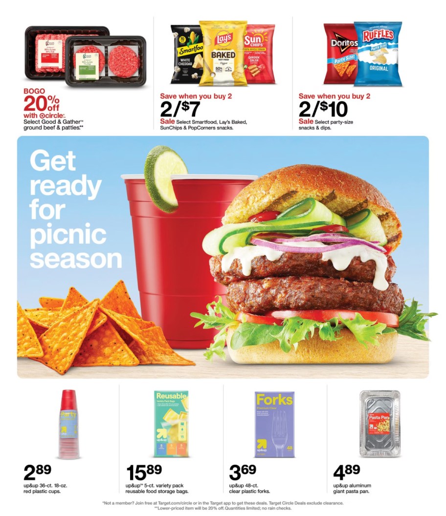 page from Target ad