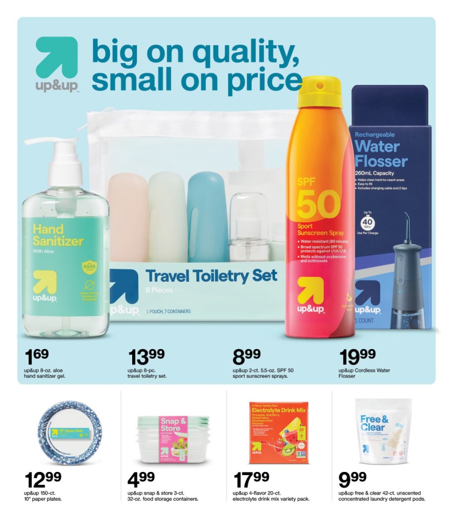 page from Target ad