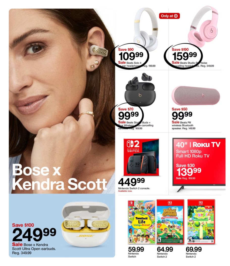 page from Target ad