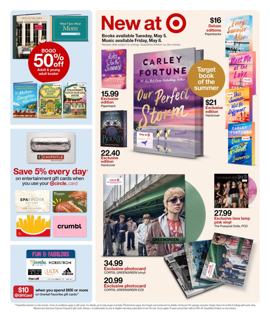 page from Target ad