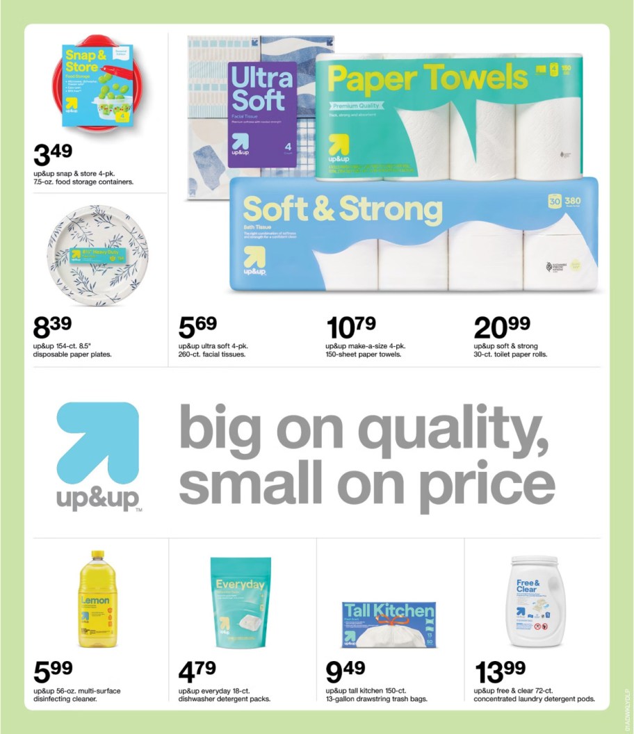 page from Target ad