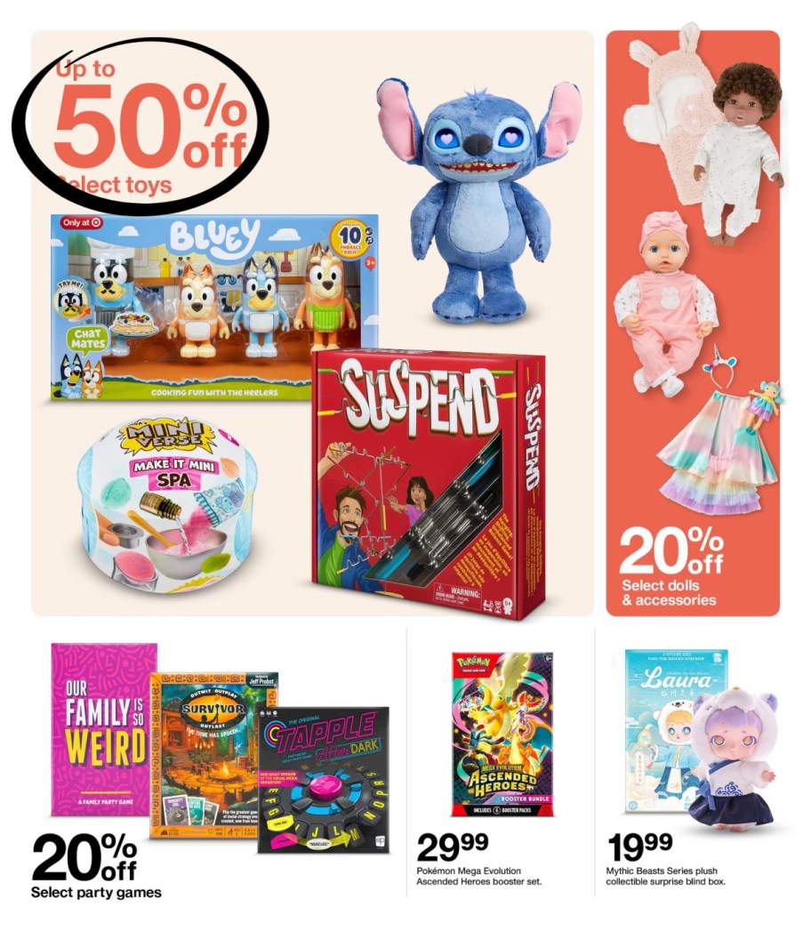 page from Target ad