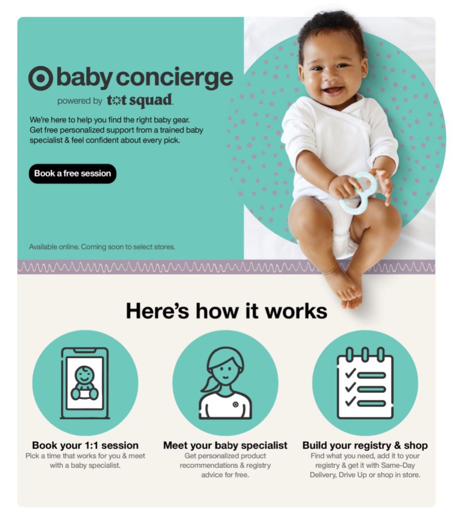 page from Target ad