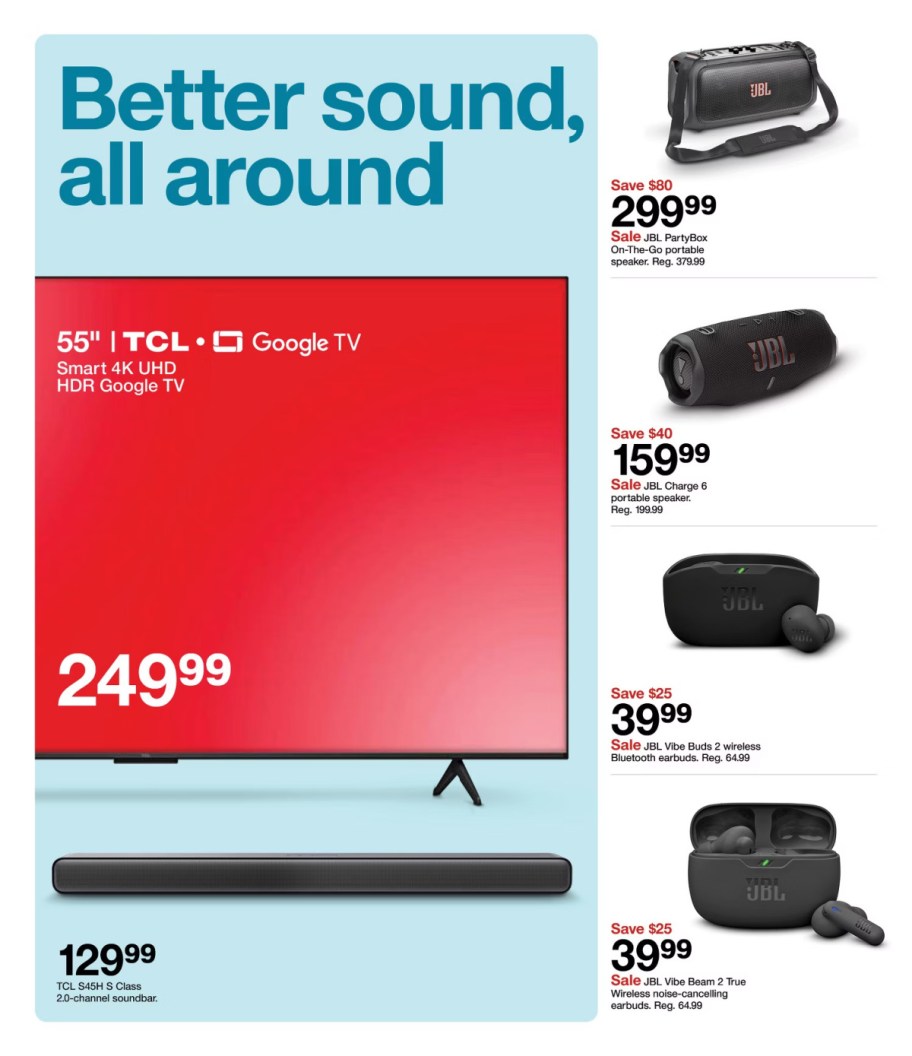 page from Target ad
