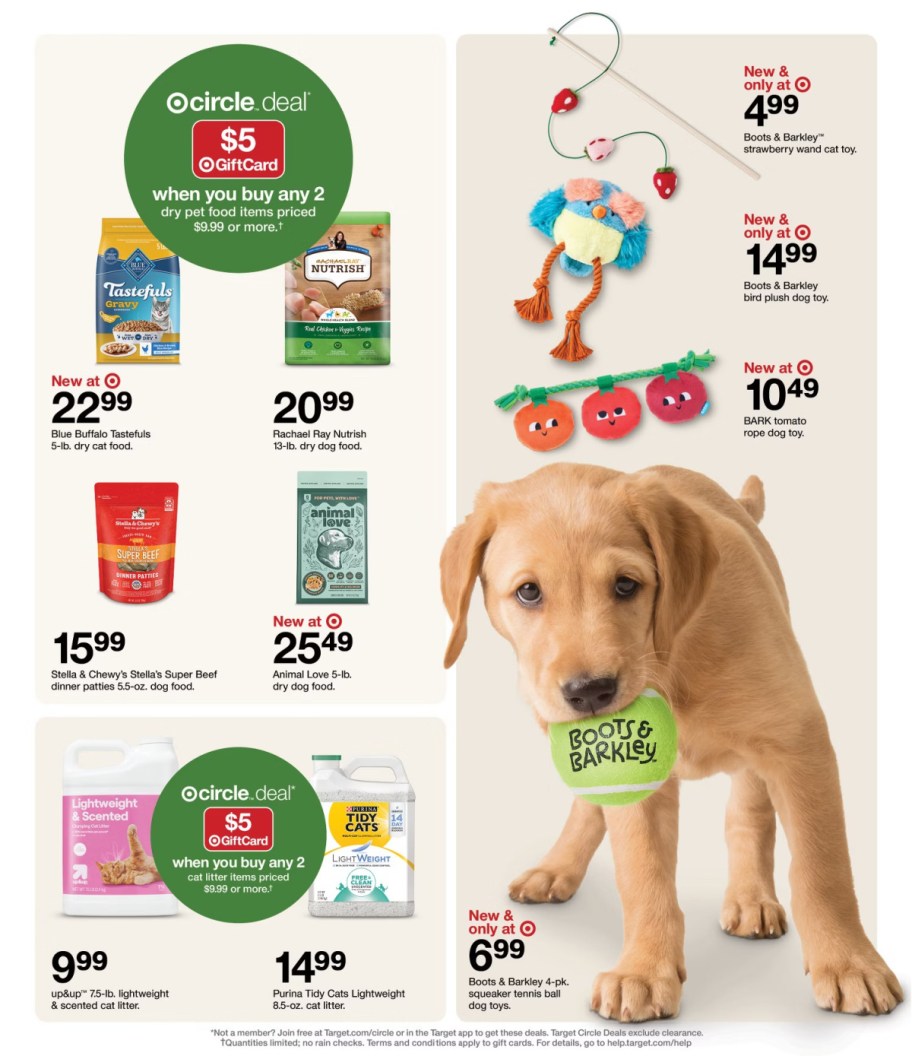 page from Target ad