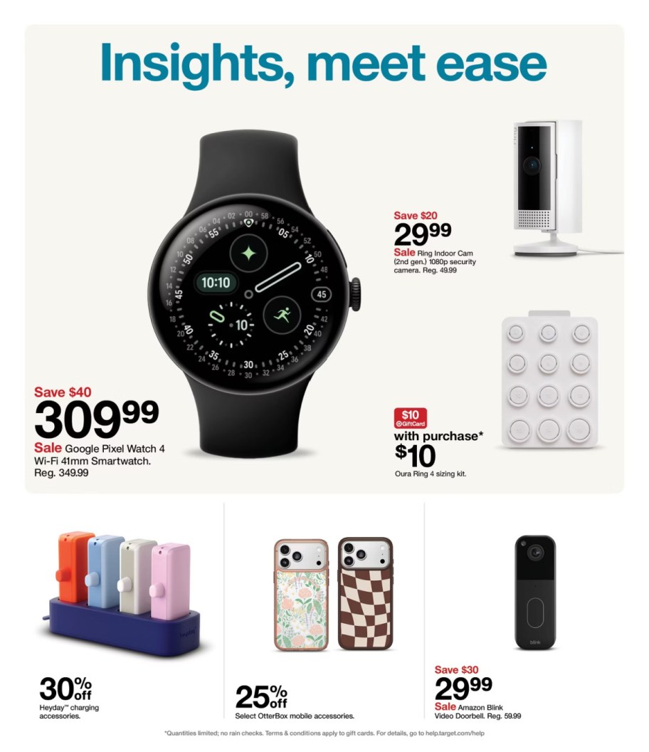 page from Target ad