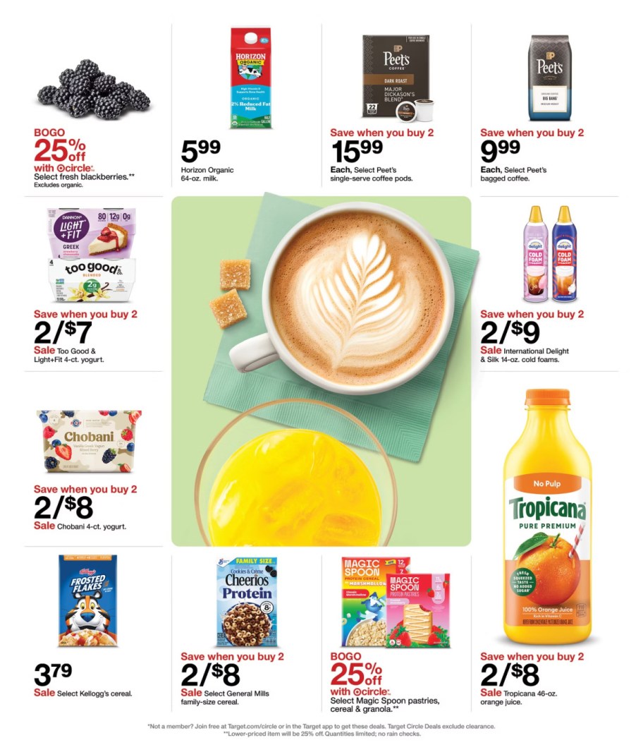 page from Target ad
