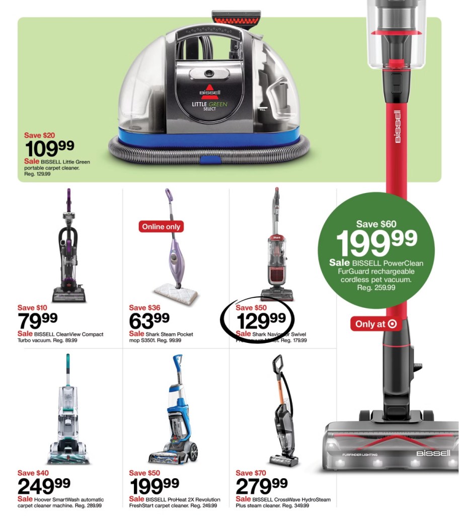 page from Target ad