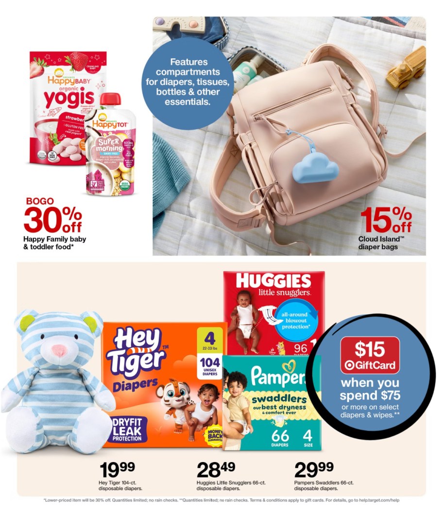 page from Target ad