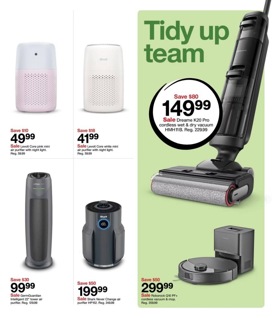 page from Target ad