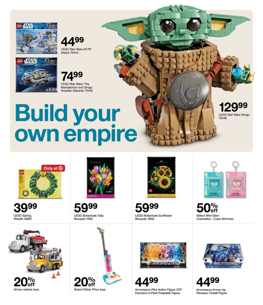 page from Target ad
