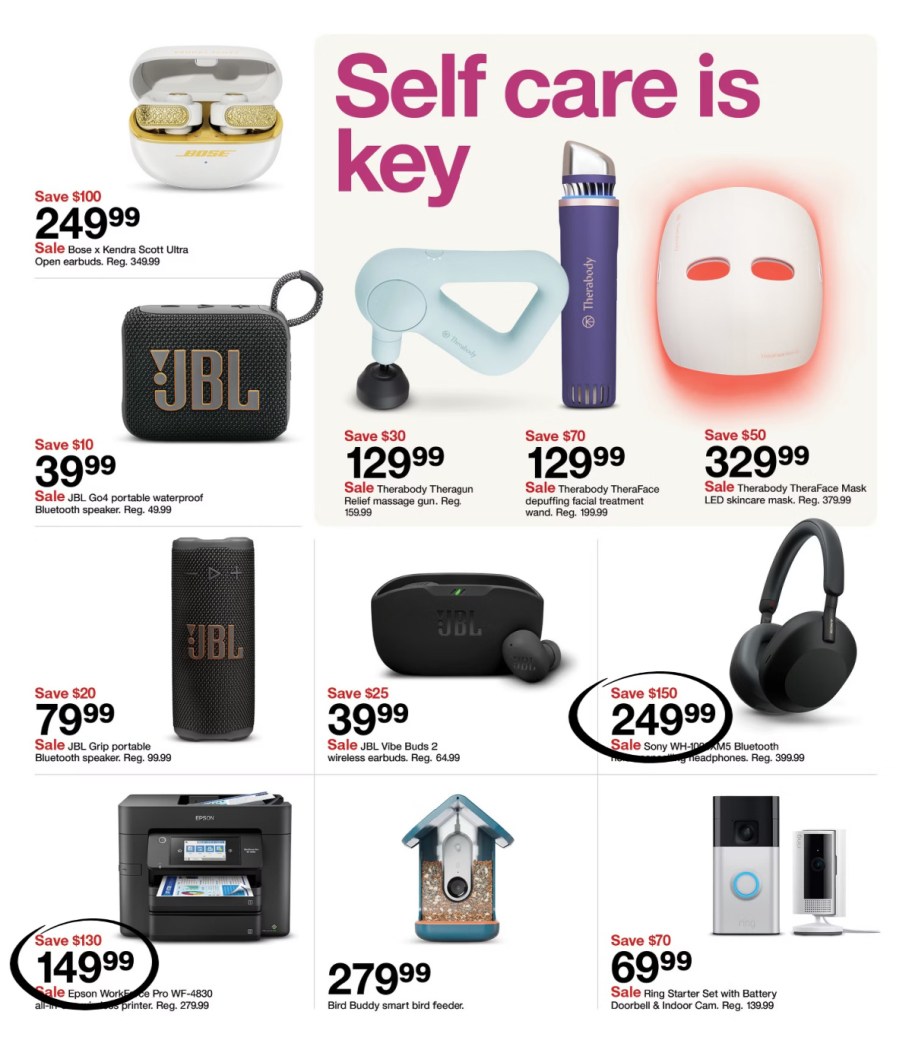 page from Target ad