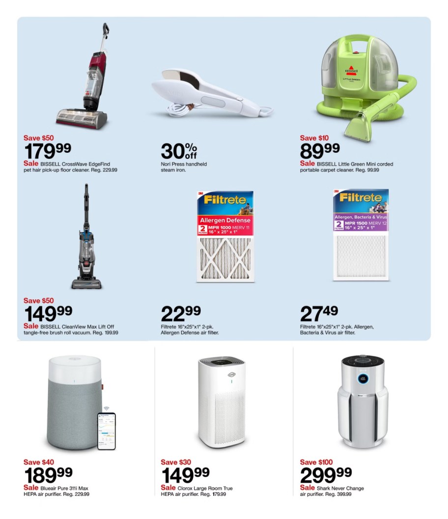 page from Target ad