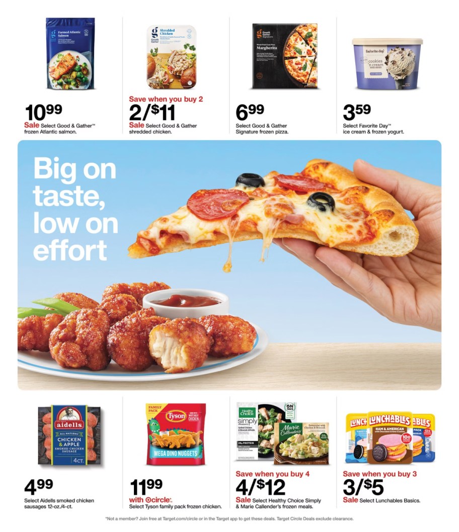 page from Target ad