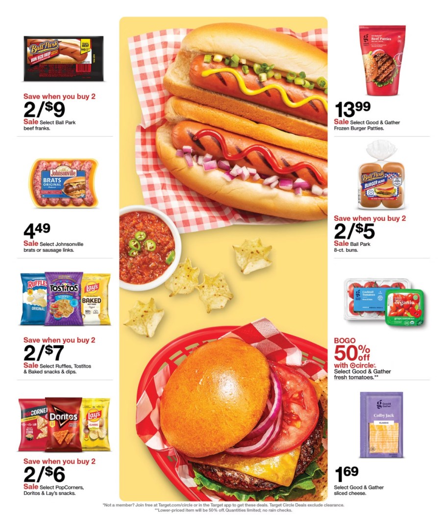 page from Target ad