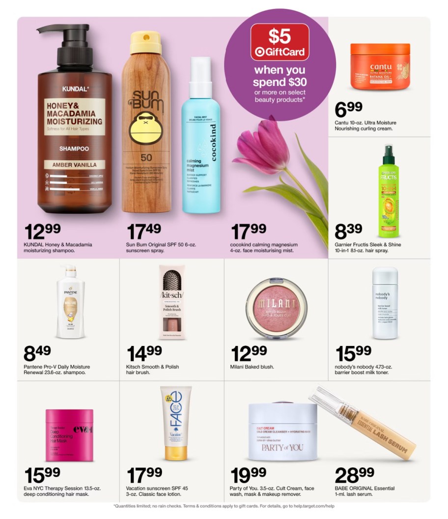page from Target ad