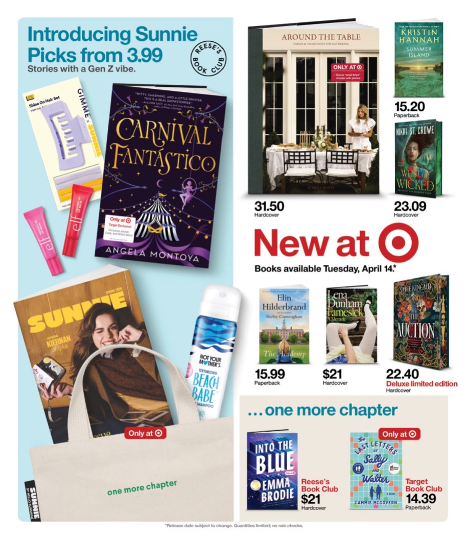 page from Target ad
