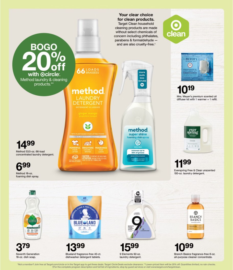 page from Target ad