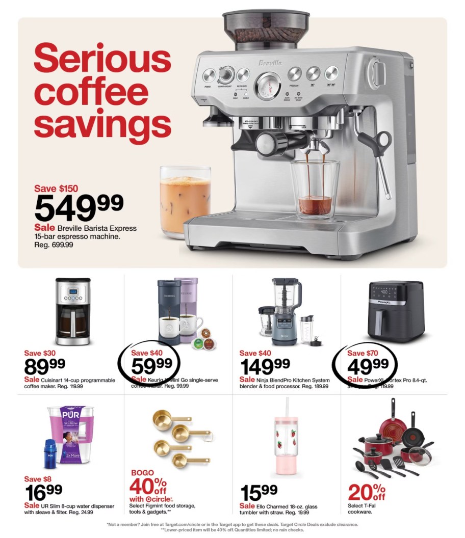 page from Target ad