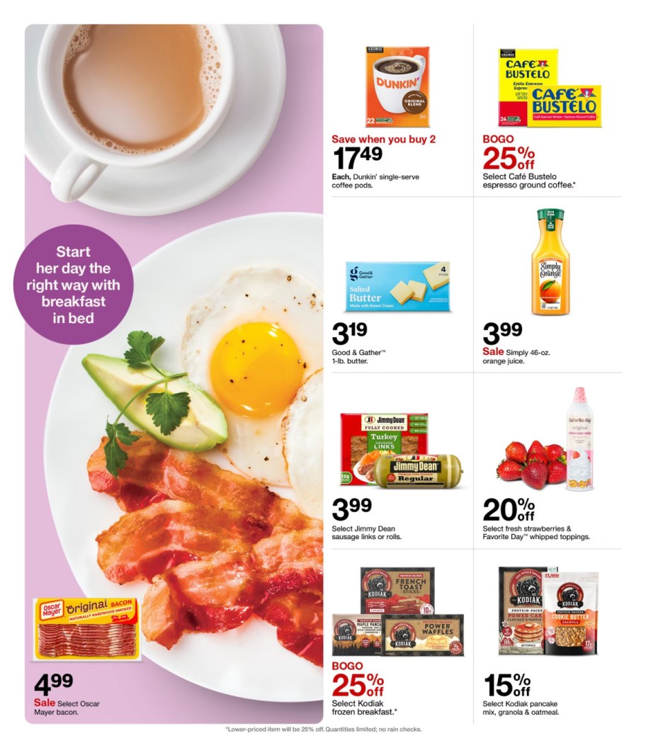 page from Target ad
