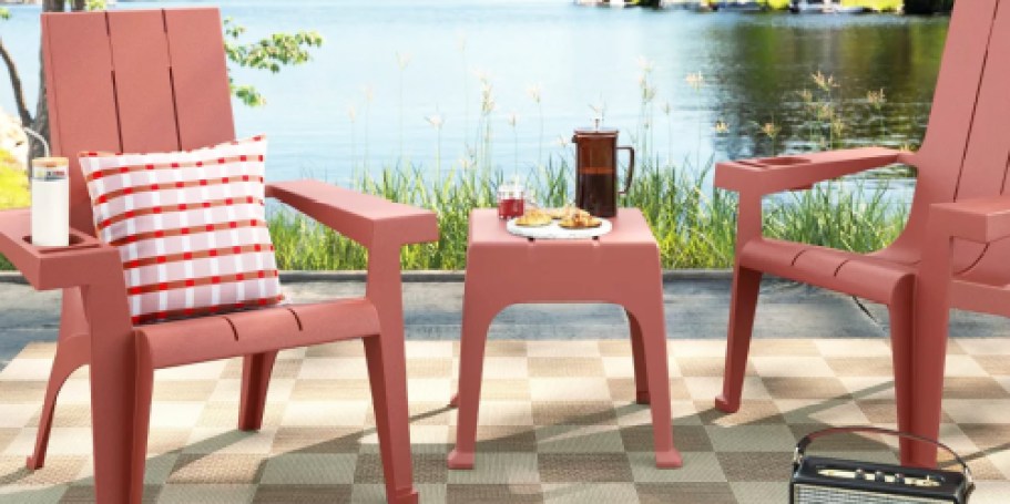 Stackable Adirondack Chair w/ Cup & Phone Holders Just $15 on Target.com