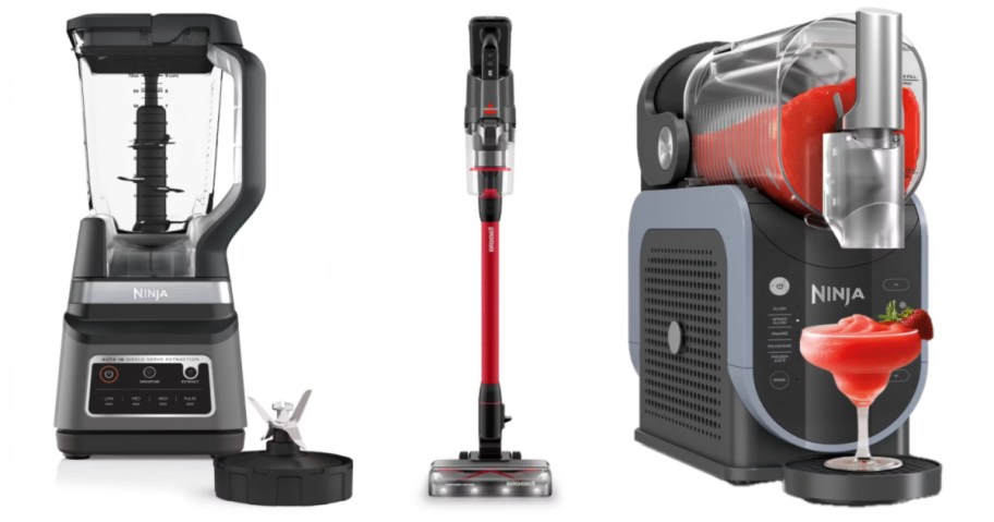 blender, vacuum and slushi maker