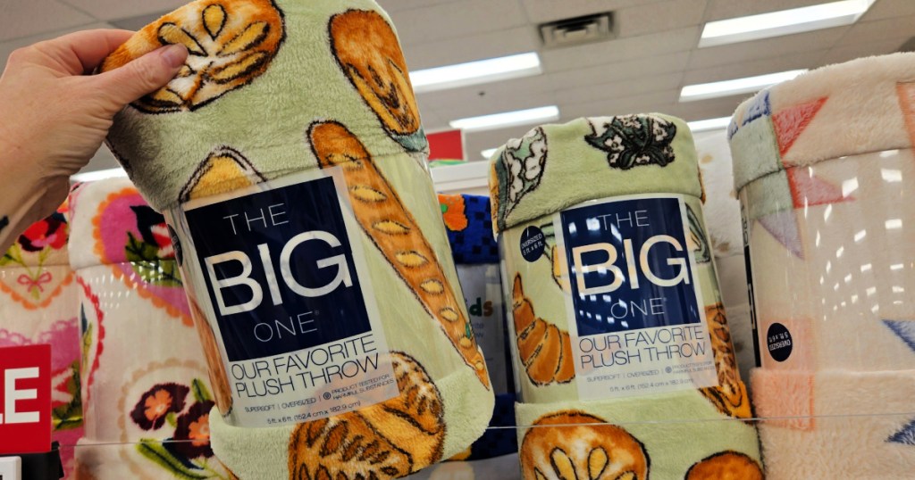 hand holding The Big One Bread Throw in kohl's