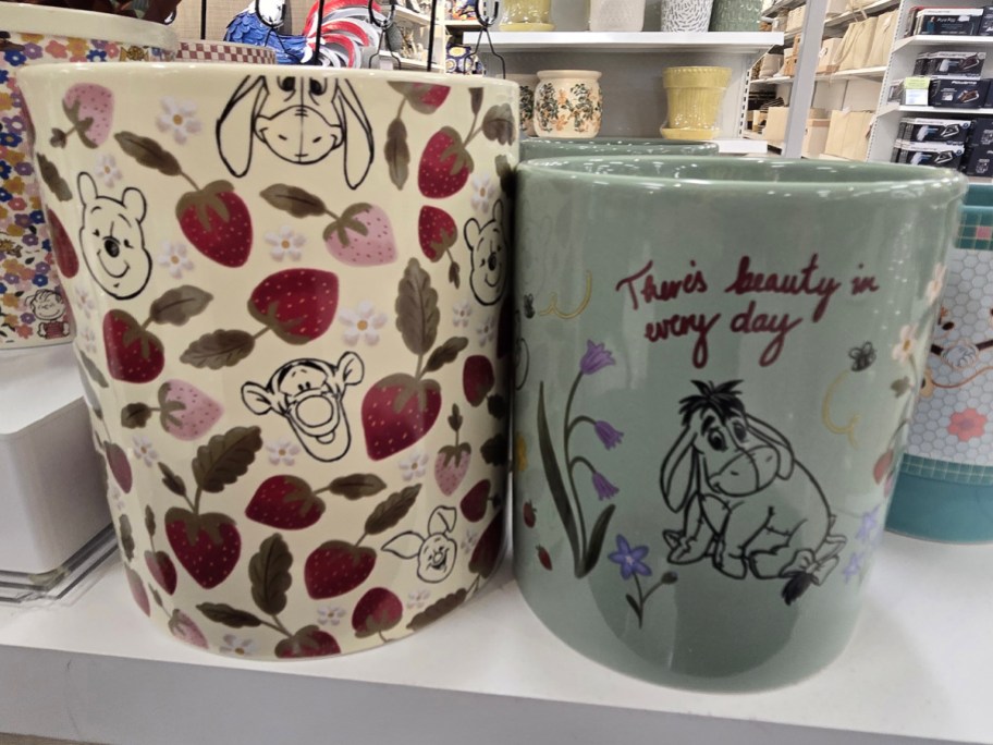 The Big One Disney's Pooh and Friends Ceramic Planters