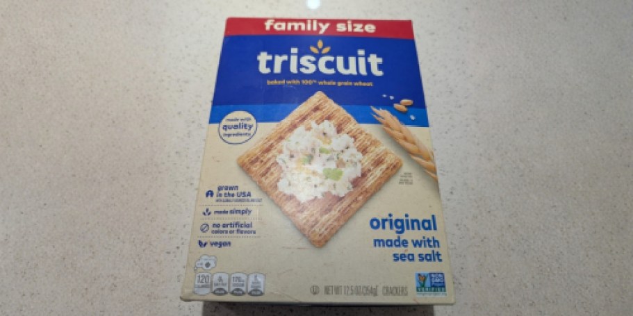 Triscuit Crackers Family Size Only $2 Shipped on Amazon