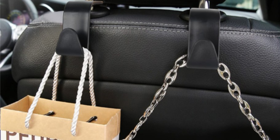 Car Seat Headrest Hooks 4-Pack Only $2.54 Shipped for Prime Members
