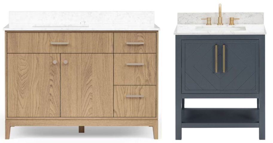 Vanity bathroom from lowes