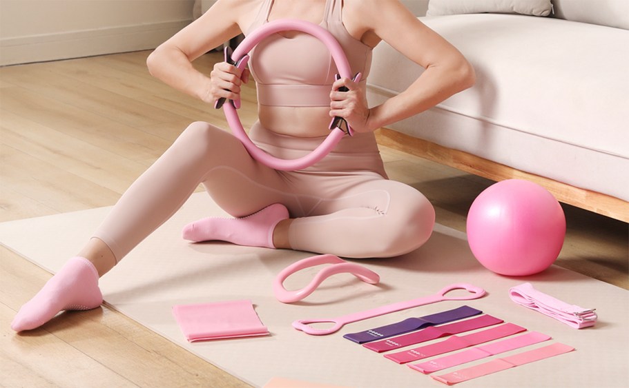 Pilates 13-Piece Workout Kit Only $11.49 Shipped for Amazon Prime Members (Reg. $40)