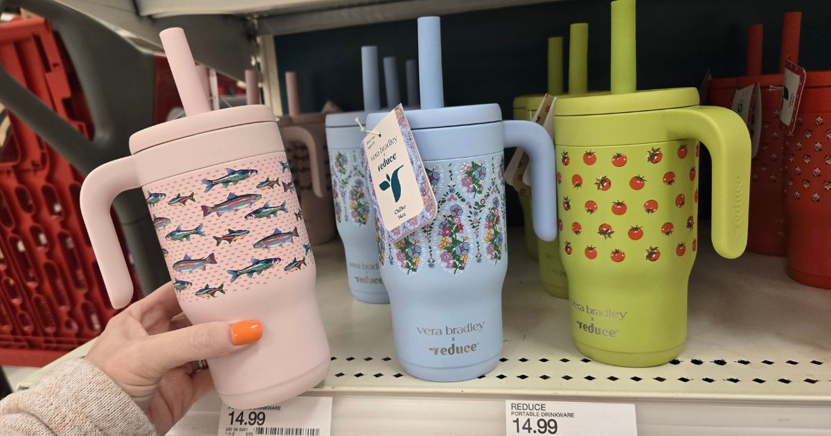 BOGO 50% Off Target’s New Reduce x Vera Bradley Tumblers