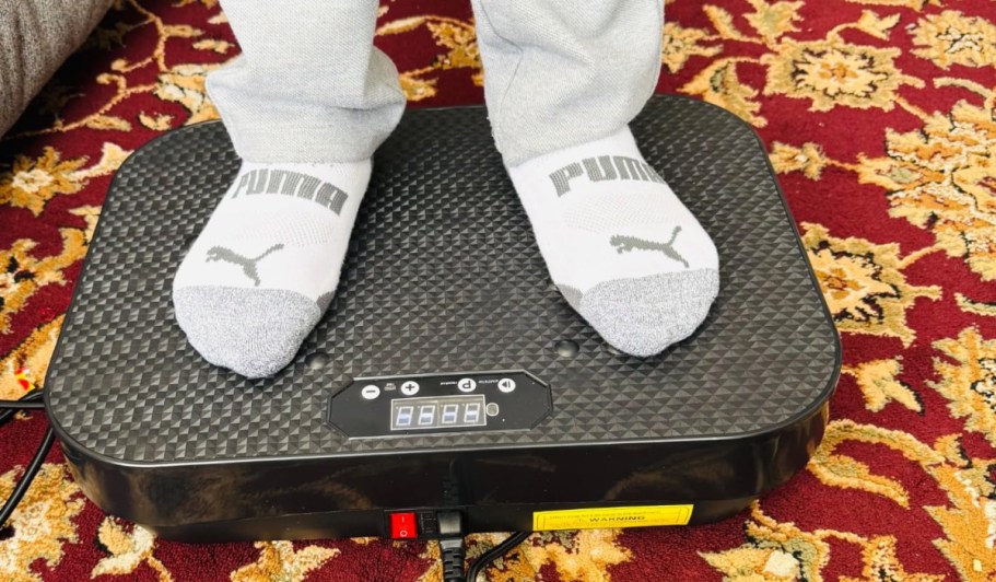 Vibration Plate Exercise Machine w/ Accessories Only $54.99 Shipped on Amazon (Reg. $130)