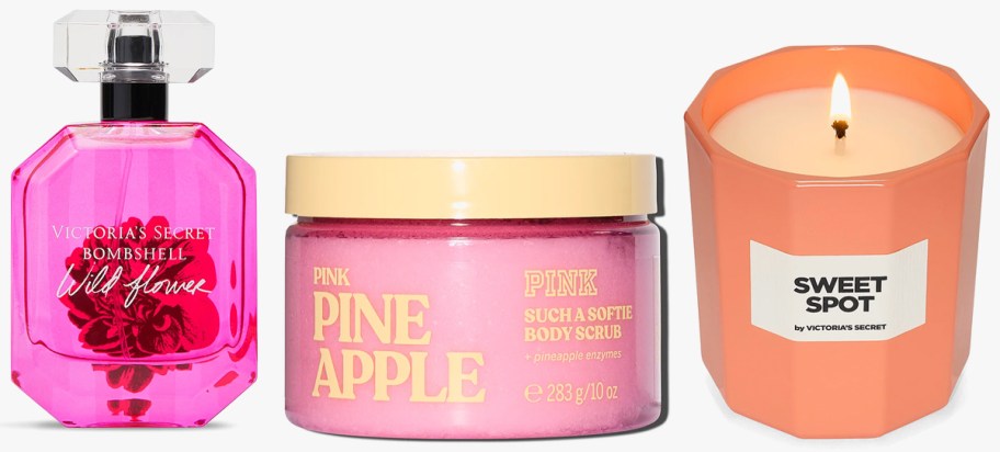 Victoria's Secret Eau de Parfum, Victoria's Secret or Pink Body Scrubs, Victoria's Secret Candles