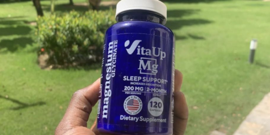 VitaUp Mg Sleep Support 2-Month Supply Just $13 Shipped on Amazon