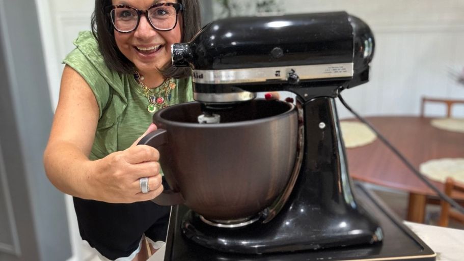 This Wooden Bowl Will Elevate Your Stand Mixer (Over 50% Off on Amazon!)