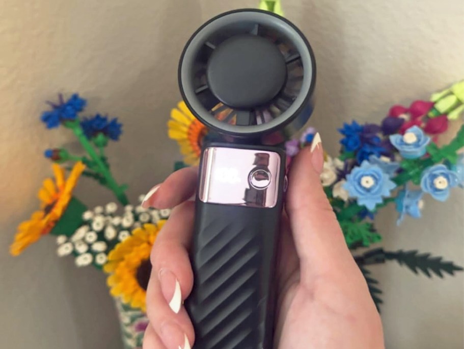Portable Rechargeable Fan Just $5.99 Shipped for Amazon Prime Members (Reg. $16)