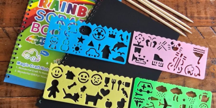 Rainbow Scratch Art Book Set Only $4.99 on Amazon (Reg. $10)