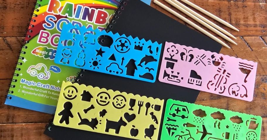 Rainbow Scratch Art Book Set Only $4.99 on Amazon (Reg. $10)