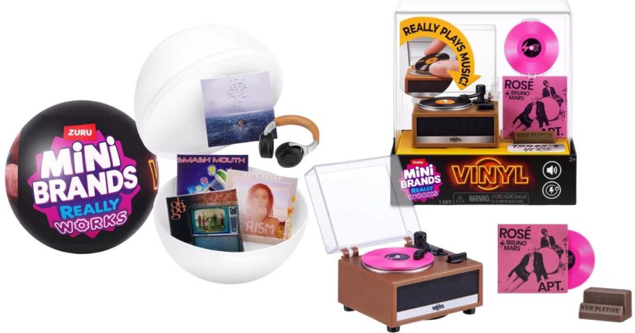 ZURU Mini Brands Really Works Vinyl Capsule and Playset