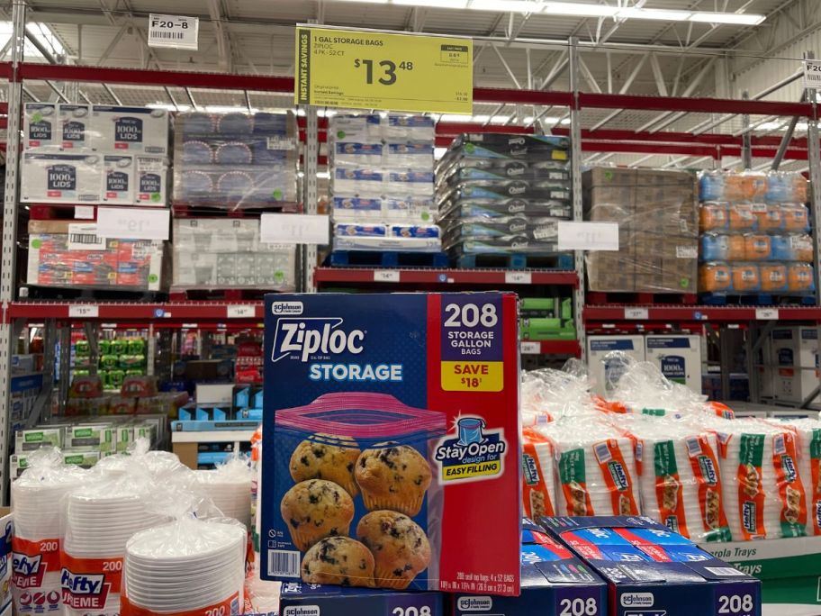 Ziploc Gallon Storage Bags 208-Count