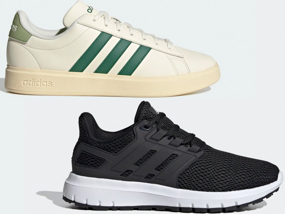 adidas white and black shoes 