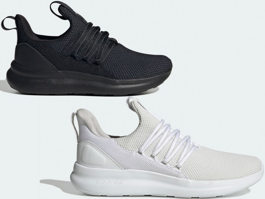 black and white adidas shoes 