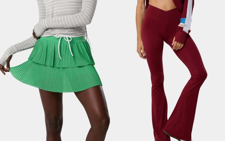 aerie clearance skirt and leggings