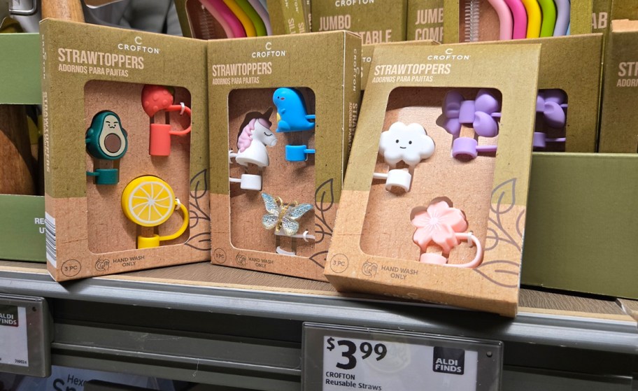 strawtopper sets on display