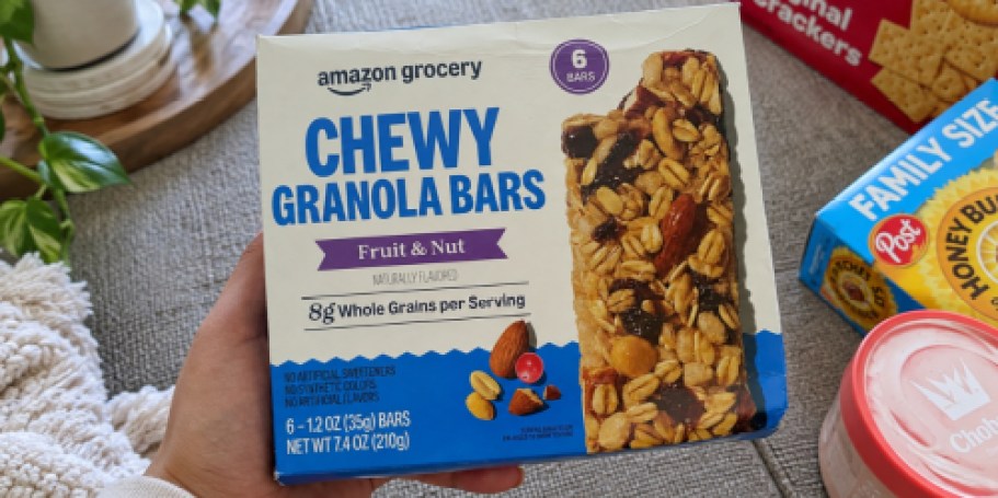 Amazon Grocery Chewy Granola Bars 6-Count Just $1.49 Shipped