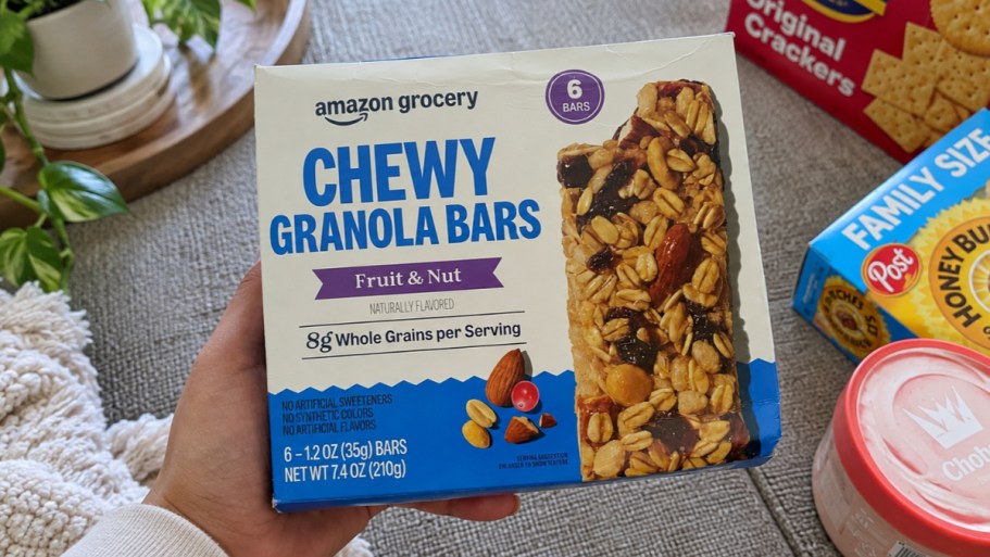 Amazon Grocery Chewy Granola Bars 6-Count Just $1.49 Shipped